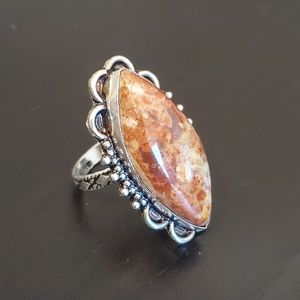 Sterling Silver Stone Ring